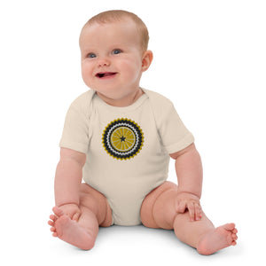 Lemon Logo Organic Cotton Baby Bodysuit
