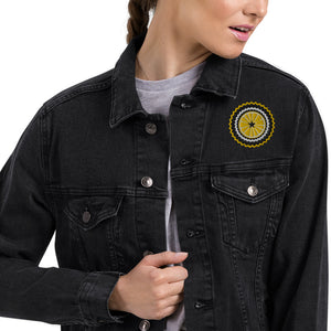 Unisex Denim Jacket Embroidered Lemon Logo