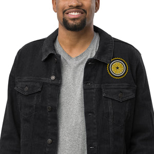 Unisex Denim Jacket Embroidered Lemon Logo