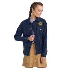 Load image into Gallery viewer, Unisex Denim Jacket Embroidered Lemon Logo