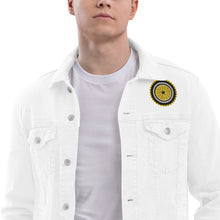 Load image into Gallery viewer, Unisex Denim Jacket Embroidered Lemon Logo