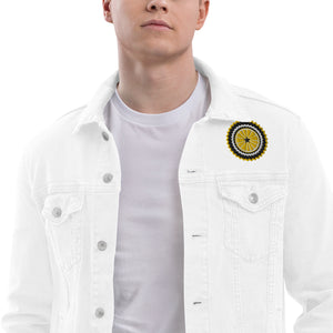 Unisex Denim Jacket Embroidered Lemon Logo