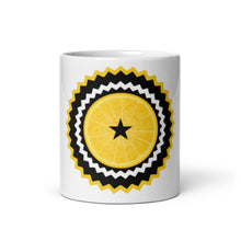 Load image into Gallery viewer, Lemon Design White Glossy Mug