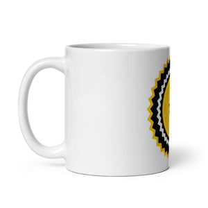 Lemon Design White Glossy Mug