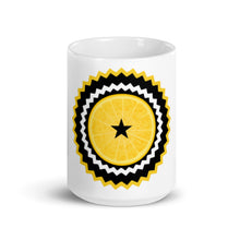 Load image into Gallery viewer, Lemon Design White Glossy Mug